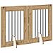 Cancello per cani pieghevole con supporti 2 pcs 120,5 cm - Foto miniatura 3