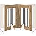 Cancello per cani pieghevole con supporti 2 pcs 120,5 cm - Foto miniatura 7
