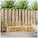 Set di divani da esterno 4 pcs Bianco 193,5 x 122,5 x 73 cm - Foto miniatura 2