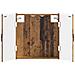 Armadio per Dartboard HAARLEM Legno antico Legno ingegnerizzato - Foto miniatura 1