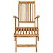 Sedia da Ponte Pieghevole 2 pcs Naturale Legno di teak solido - Foto miniatura 2