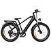 E26 Bicicletta elettrica per adulti, EPAC conforme EN 15194, motore 250W, cambio Shimano 7 marce, display LCD, portapacchi posteriore, autonomia circa 140 km, colore nero - Foto miniatura 5