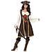 Travestimento Pirata Donna Marrone Medium - Foto miniatura 1