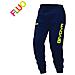 Pant Moon Pantalone Sportivo Di Colore Blu / giallo Fluo Taglia S - Foto miniatura 1