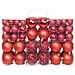 Set Palline di Natale 100 pz 3/4/6 cm Rosse - Foto miniatura 1