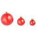 Set Palline di Natale 100 pz 3/4/6 cm Rosse - Foto miniatura 5
