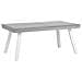 Tavolo Da Giadino Prolungabile In Alluminio Grigio Pereta - Foto miniatura 15