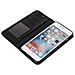 Wallet Folio Case, Cover A Libro - Apple Iphone 6 Plus / 6s Plus - Nero - Foto miniatura 3