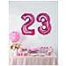 Unique - Palloncino Alluminio Fucsia Numero 88 Cm - Foto miniatura 2