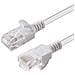 V-utp6a01w-slim Cavo Di Rete Bianco 1 M Cat6a U /utp [utp] (u /utp Cat6a Slim 1m White - Unshielded Network C - Foto miniatura 2