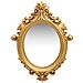 Specchio Da Parete Stile Castello 56x76 Cm Oro - Foto miniatura 1