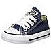 Chuck Taylor Inf C / T A / S Ox Canvas, Pantofole Unisex-bambini, Blu (navy 410), 18 Eu - Foto miniatura 1