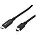 Cavo Adattatore Mini DisplayPort a USB-C da 1,8m - 4K 60Hz - Nero - Foto miniatura 1