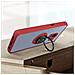 Cover Samsung Galaxy S9 Bimateria Anello Metallico Supporto Rossa - Foto miniatura 4