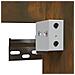 Mobile Da Bagno Con Specchio Rovere Fumo In Legno Multistrato - Foto miniatura 8