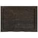 Piano Bagno Marrone Scuro 60x40x (2-6) cm Legno Massello Trattato - Foto miniatura 8