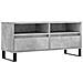 Mobile Per Tv Grigio Cemento 100x34,5x44,5 Cm Legno Multistrato - Foto miniatura 2