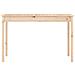 Tavolo Da Giardino 121x82,5x76 Cm In Legno Massello Di Pino - Foto miniatura 5