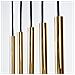 Lampada A Sospensione Pastelo 5l Oro Lucido Sl. 1198 - Moderno Lampade A Sospensione Splendore Dorato 90x45x5 Cm - Foto miniatura 4