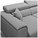 Fusion Divano 3 Sedute In Tessuto Smacchiabile T05 Grigio - Foto miniatura 3