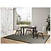 Tavolo Apribile 120x45/90 Cm Karamay Double Telaio Antracite - Noce - Foto miniatura 2