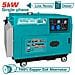 Generatore Diesel Silenzioso 5kw, 17l / 9hp / 9hours / 3000rpm (tp250001) - Foto miniatura 1