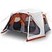 Tenda Famiglia LED 10 Persone Grigio /Arancione Rilascio Rapido - Foto miniatura 2