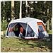 Tenda Famiglia LED 10 Persone Grigio /Arancione Rilascio Rapido - Foto miniatura 1