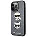 Cover Per Iphone 13 Pro Saffiano Karl & Choupette, Grigio - Foto miniatura 1