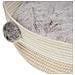 Cuccia Cotone Beige Chiaro E Bianco Ø 44 Cm Ortaca - Foto miniatura 4