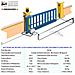 Kit Automazione Cancello Scorrevole 6 Q.li Motore 220 V 4 Mt Cremagliere 2 Telecomandi Fotocellule Faro Antenna Selett - Foto miniatura 3