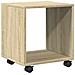 Mobiletto Con Ruote Rovere Sonoma 37x33x42,5 Cm In Truciolato - Foto miniatura 2