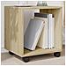 Mobiletto Con Ruote Rovere Sonoma 37x33x42,5 Cm In Truciolato - Foto miniatura 1