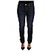 Jeans Skinny In Denim A Vita Bassa In Cotone Blu Scuro - W36 - Foto miniatura 1