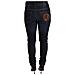 Jeans Skinny In Denim A Vita Bassa In Cotone Blu Scuro - W36 - Foto miniatura 3