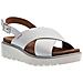 Bilbao Sandals Sandali Pelle Scarpe Donna Bianco Eu 41, 12-33516-04 - Foto miniatura 1