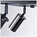 Lampada Da Soffitto Winx 4 Nero /cromo Sl. 1370 - Moderno Lampade Da Soffitto Nero /cromato 19x25x25 Cm - Foto miniatura 7