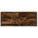 Mobile TV a Parete con Luci LED Rovere Fumo 100x31x35 cm - Foto miniatura 5