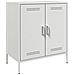 Credenza Bianca 68x39x79 Cm In Acciaio - Foto miniatura 2