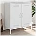 Credenza Bianca 68x39x79 Cm In Acciaio - Foto miniatura 1