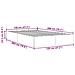 Struttura Letto Pouf Senza Materasso Rosa 120x200 cm Velluto - Foto miniatura 10