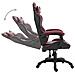 Lusso Casadino -  Sedia Da Gaming Rosso Vino In Similpelle - Foto miniatura 3