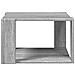 Tavolino Salotto Grigio Sonoma 51,5x51,5x30cm Legno Multistrato - Foto miniatura 3