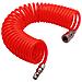 Tubo A Molla Pneumatico 5x8 Con Raccordi, 9 Metri, Compatibile Con Pistole Aria Compressa Ar10, Ar12 E Pistole Soffiatore In Plastica, Colore Rosso   Modello 2 - Foto miniatura 1