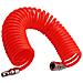 Tubo A Molla Pneumatico 5x8 Con Raccordi, 9 Metri, Compatibile Con Pistole Aria Compressa Ar10, Ar12 E Pistole Soffiatore In Plastica, Colore Rosso   Modello 2 - Foto miniatura 3