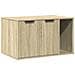 Recinto Lettiera Gatti Rovere Sonoma 80x50x45 cm in Truciolato - Foto miniatura 1