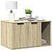 Recinto Lettiera Gatti Rovere Sonoma 80x50x45 cm in Truciolato - Foto miniatura 2