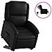 Poltrona Alzapersona Reclinabile Elettrica Nera in Similpelle - Foto miniatura 1