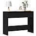 Tavolo Consolle in Rovere Nero - 100x35x76.5 cm - Legno ingegnerizzato - Foto miniatura 3