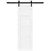 Porta scorrevole con set di accessori 'ORKDAL'legno solido di pino bianco - Foto miniatura 4